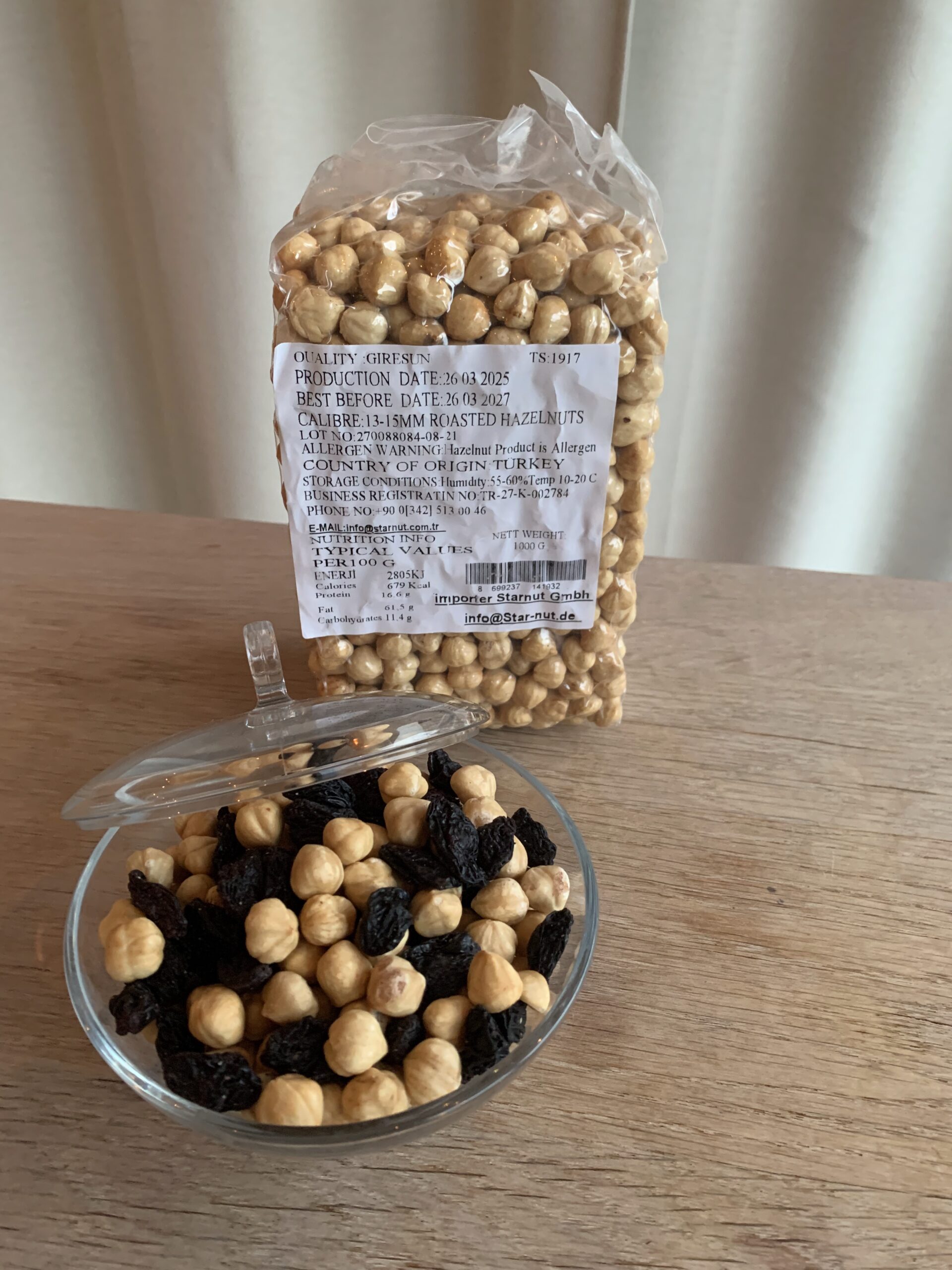 Kavrulmuş Fındık 1kg