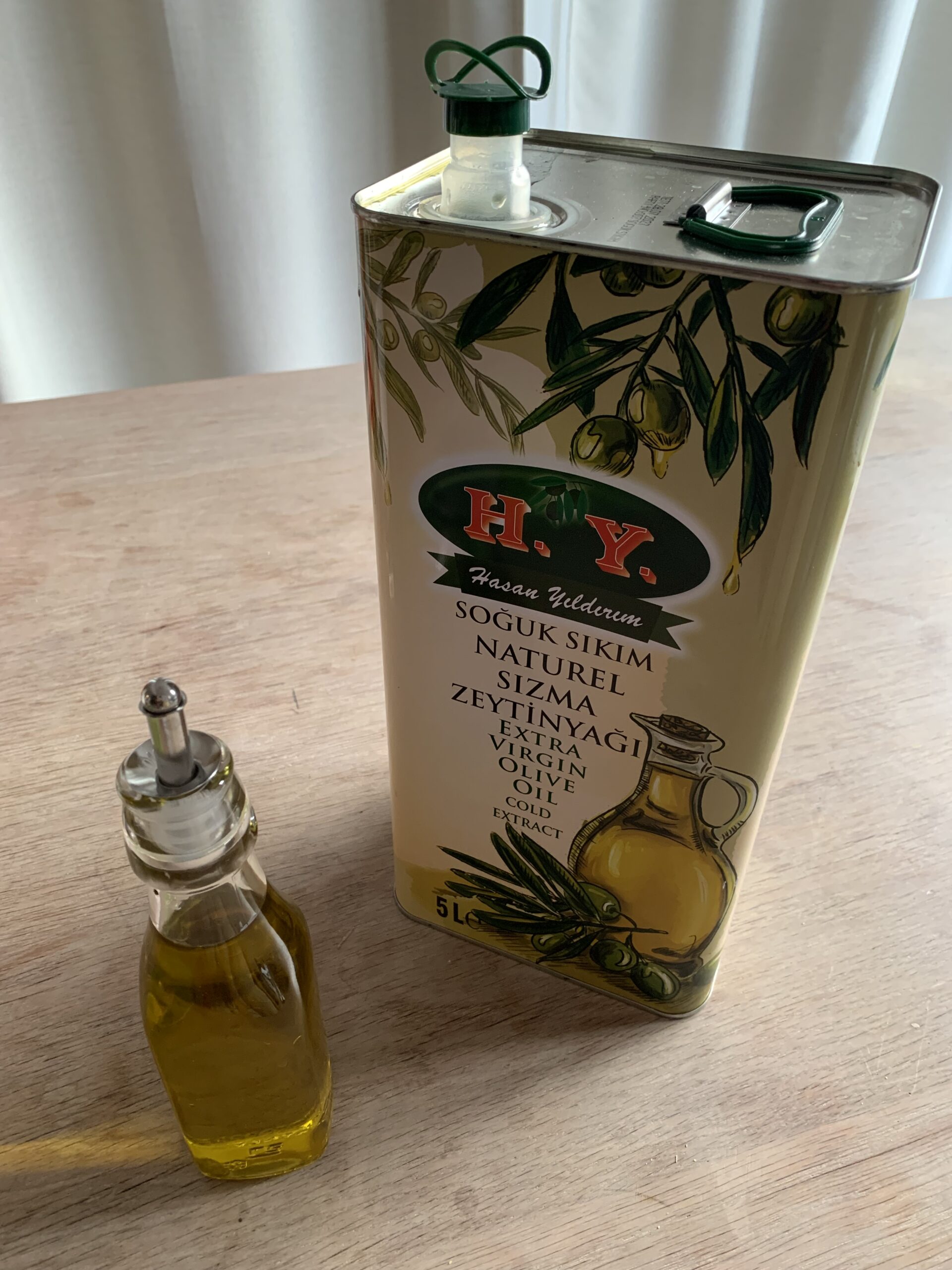 Hatay Soğuk Sıkım Extra Virgin Zeytin Yağı (H.Y.) - 5 lt